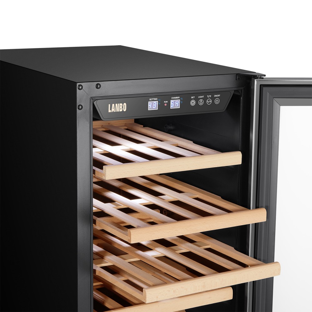 lanbo 33 bottle wine cooler